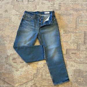 GAP Cheeky High Rise Straight Leg Jeans 6P Medium Wash